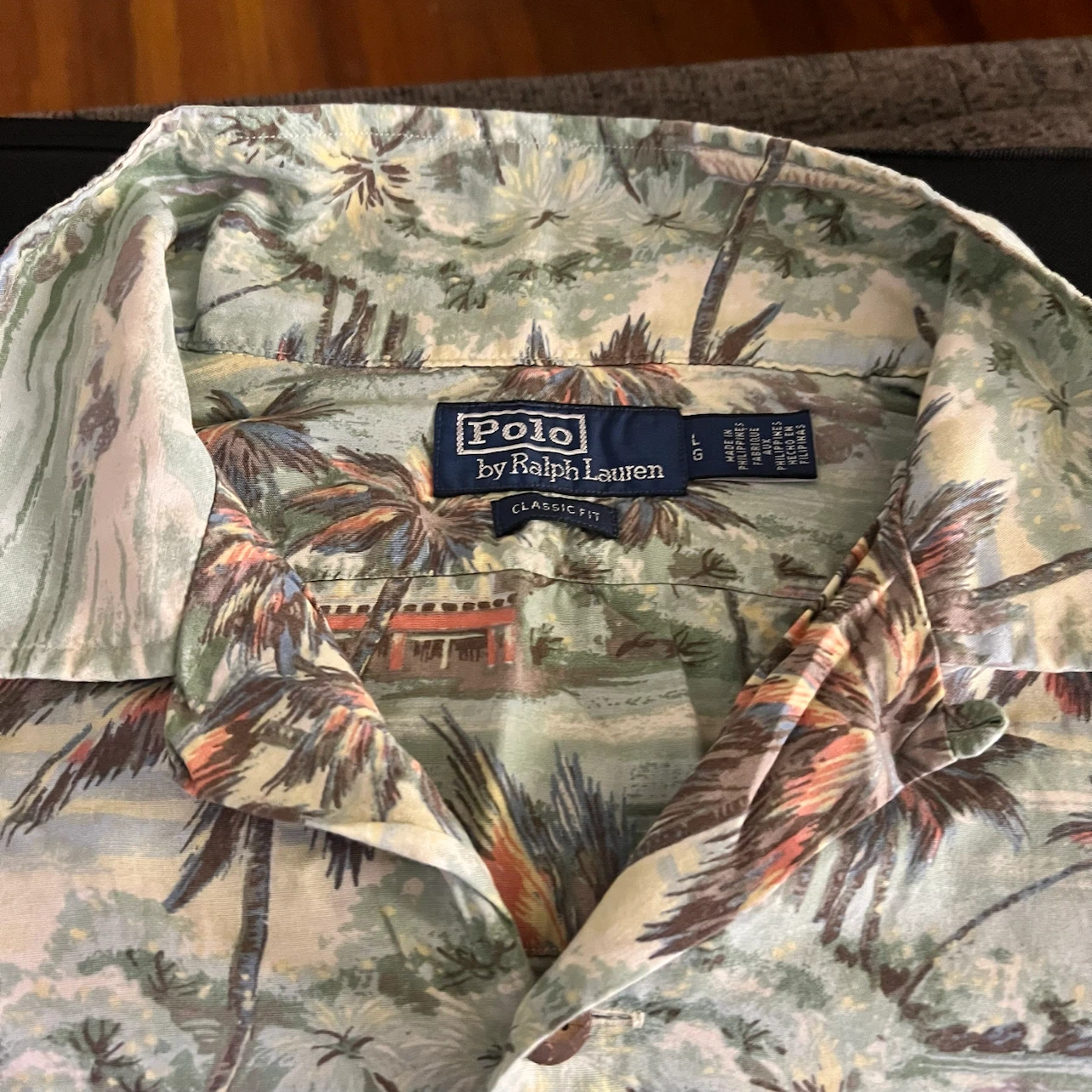 Polo Ralph Lauren Hawaiian Print Button Down Shirt - Size L