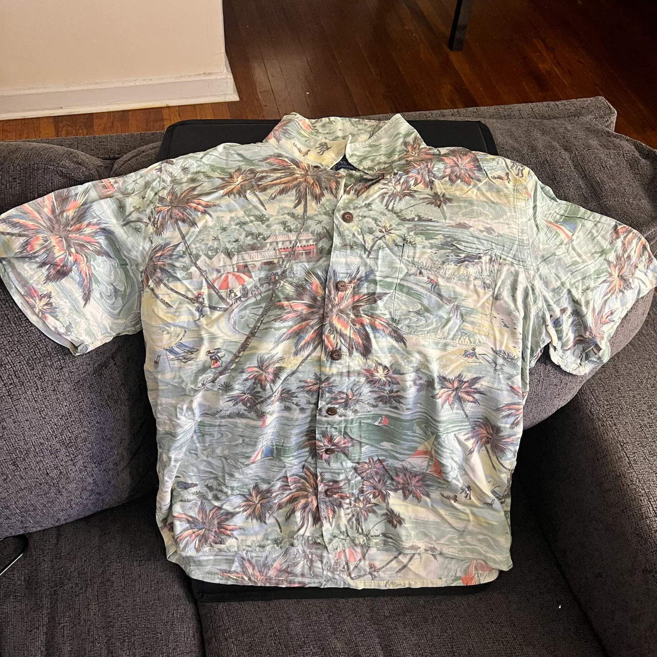 Polo Ralph Lauren Hawaiian Print Button Down Shirt - Size L - photo 2