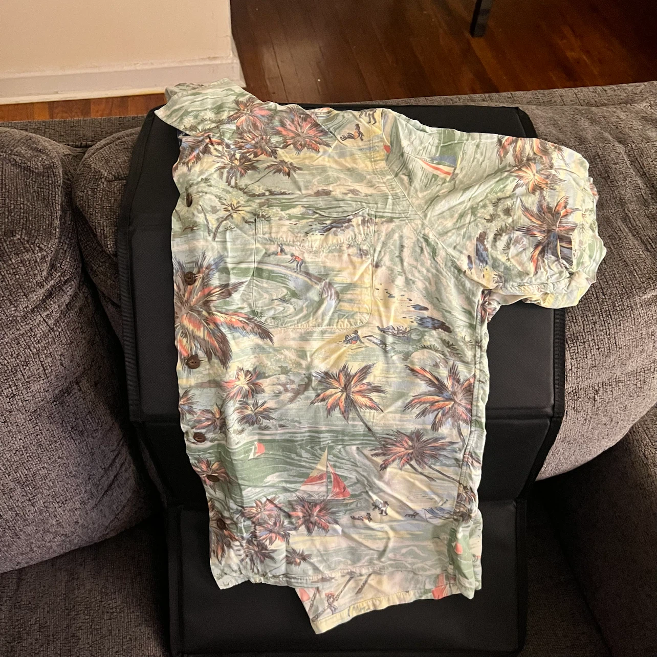 Polo Ralph Lauren Hawaiian Print Button Down Shirt - Size L - photo 3