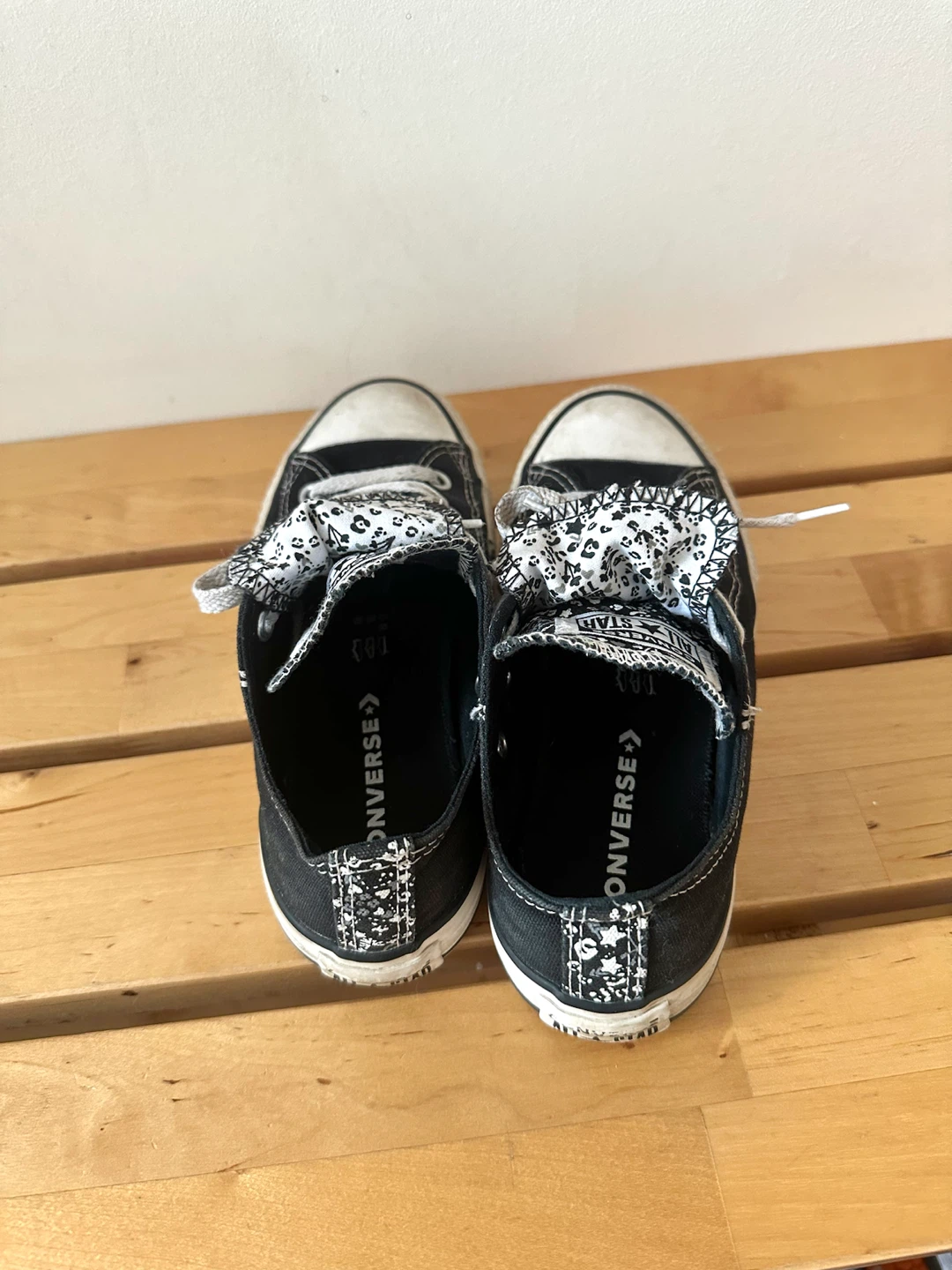 unique converse colorway lepoard print & flowers - photo 3