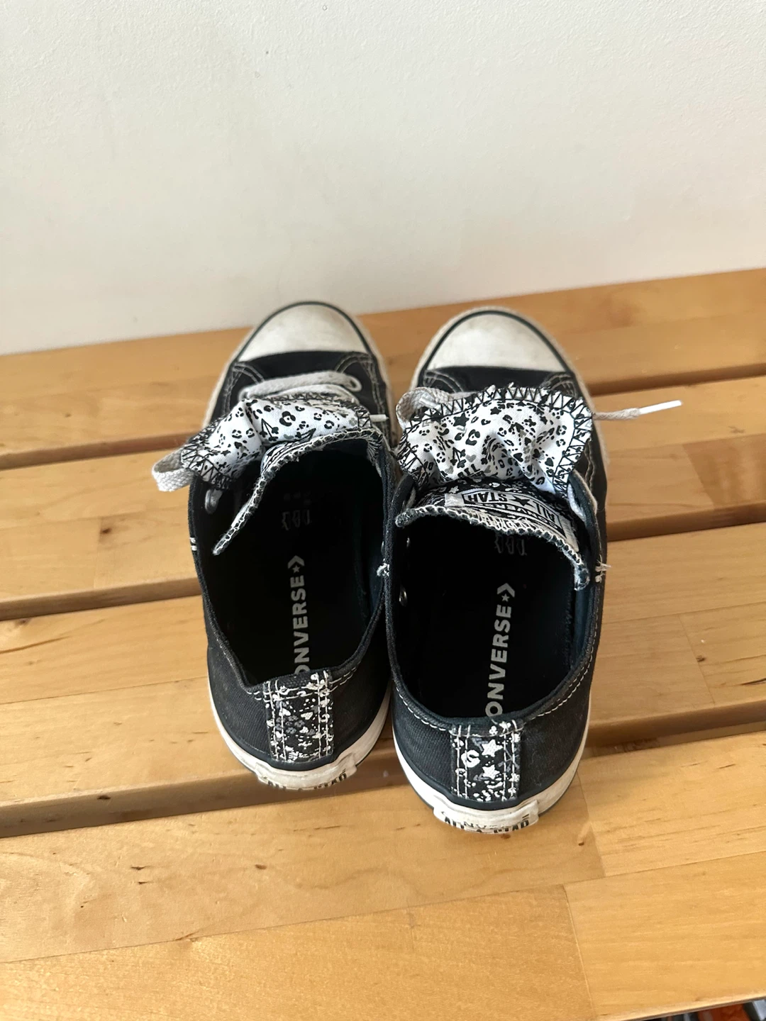 unique converse colorway lepoard print & flowers - photo 4