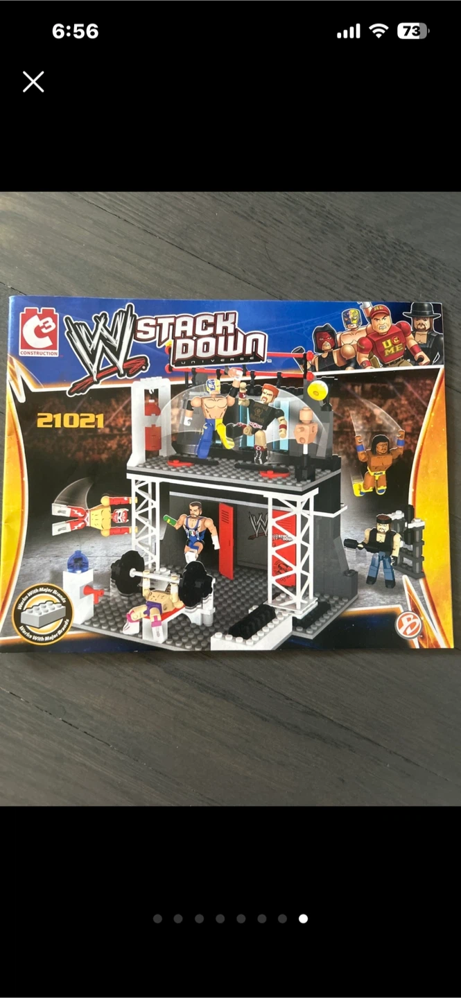 WWE Stack Down Wrestling Playset