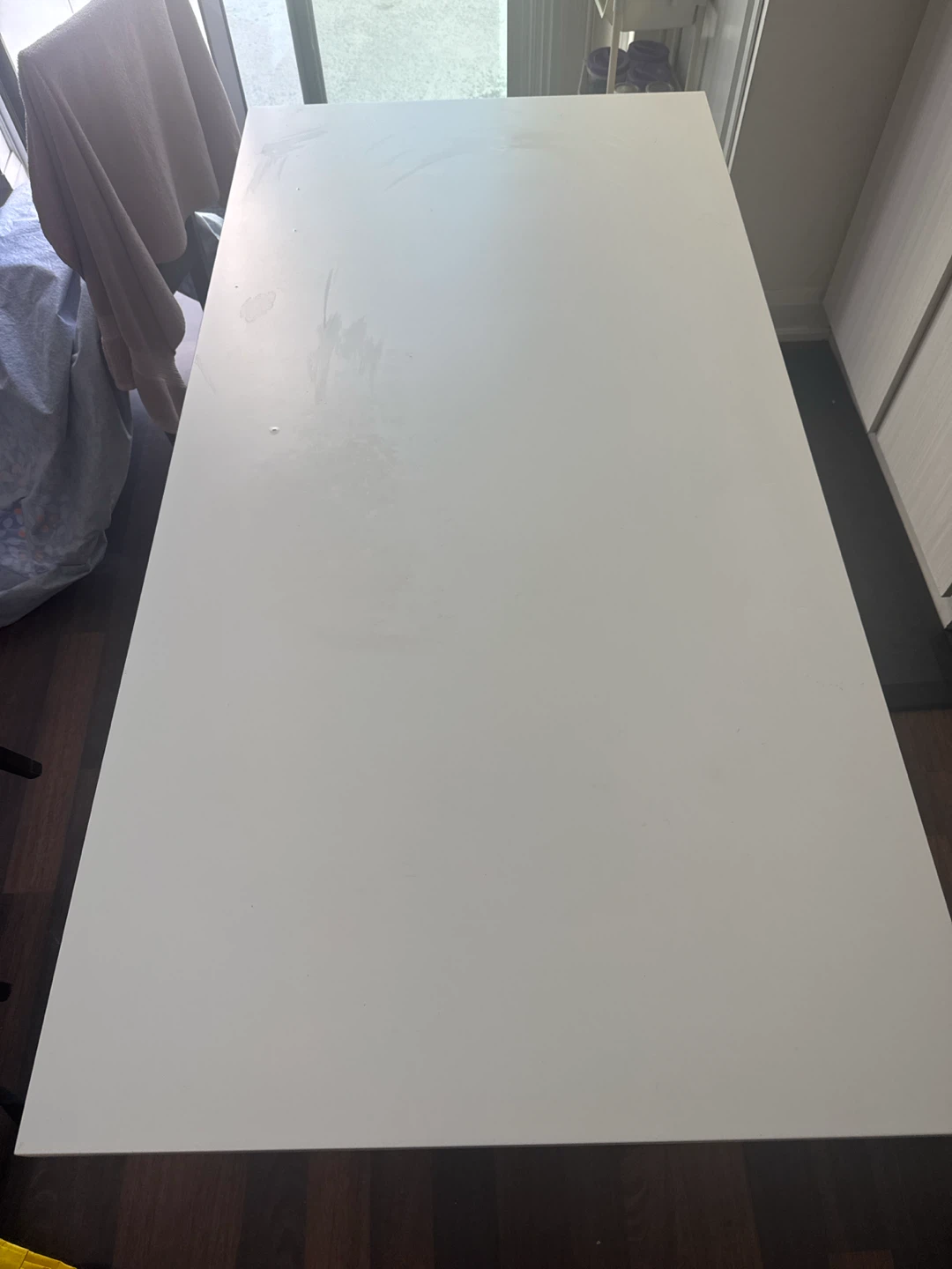 Ikea White Standing Desk with Crank - photo 2