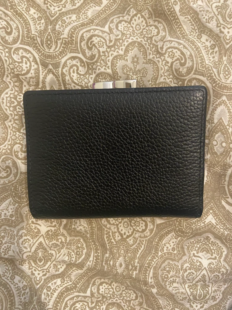 Black Leather Bifold Wallet - photo 2