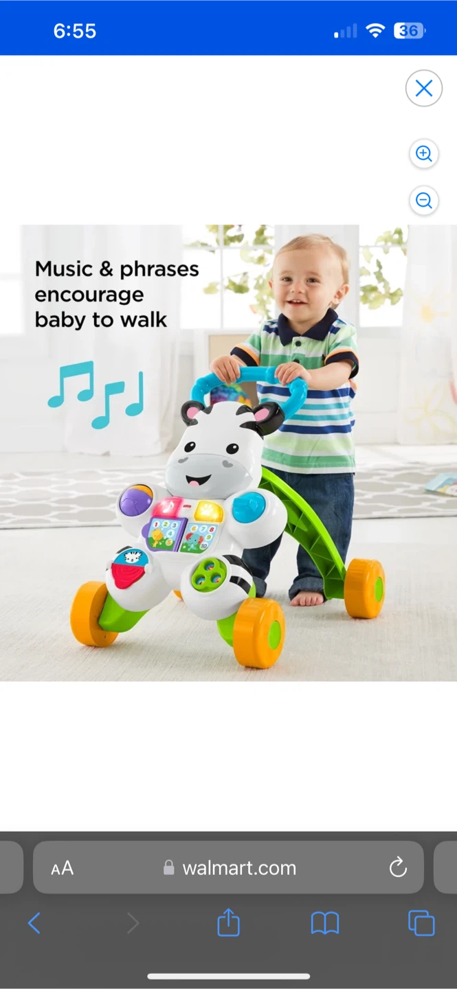 Fisher-Price Zebra Walker - photo 5
