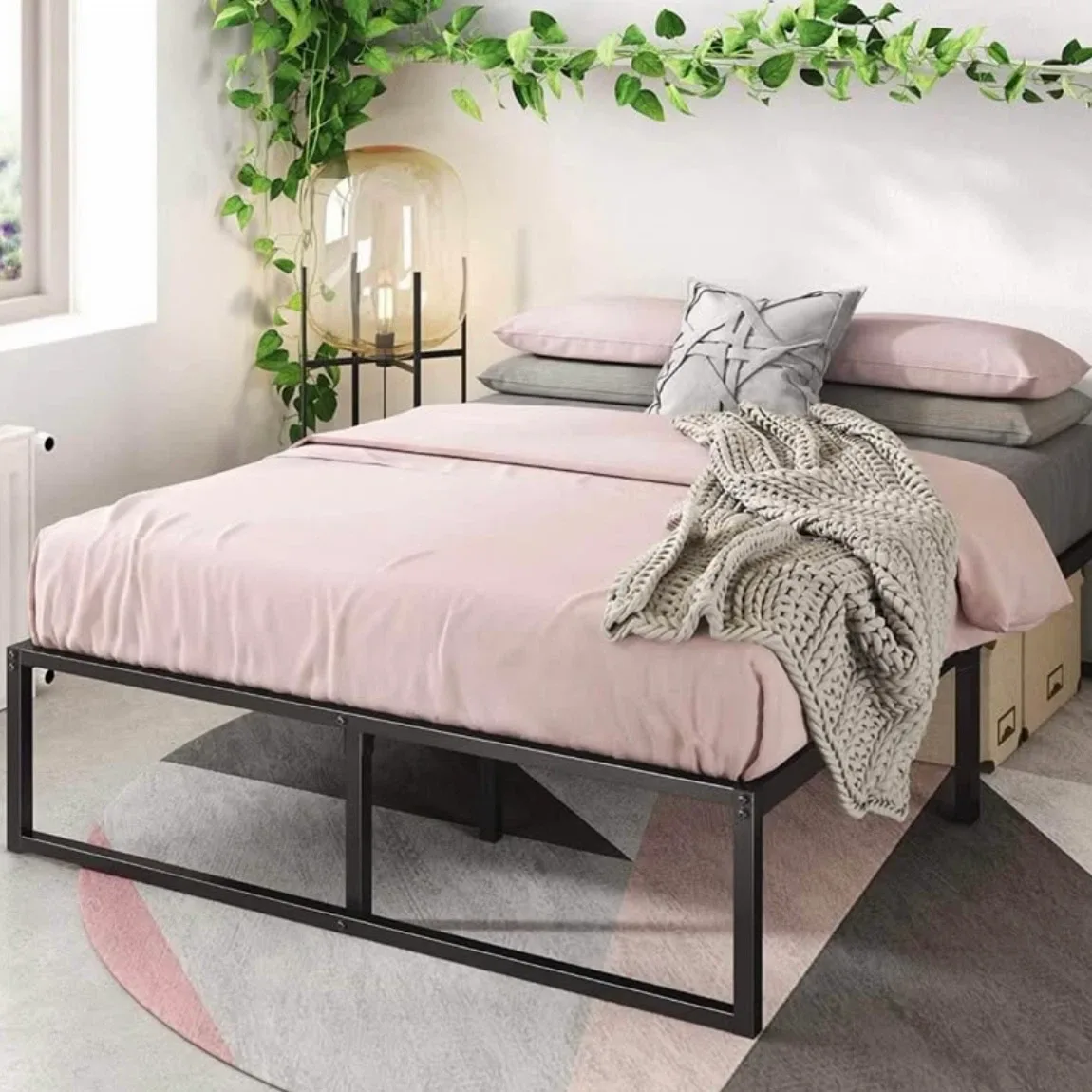 Black Metal Bed Frame