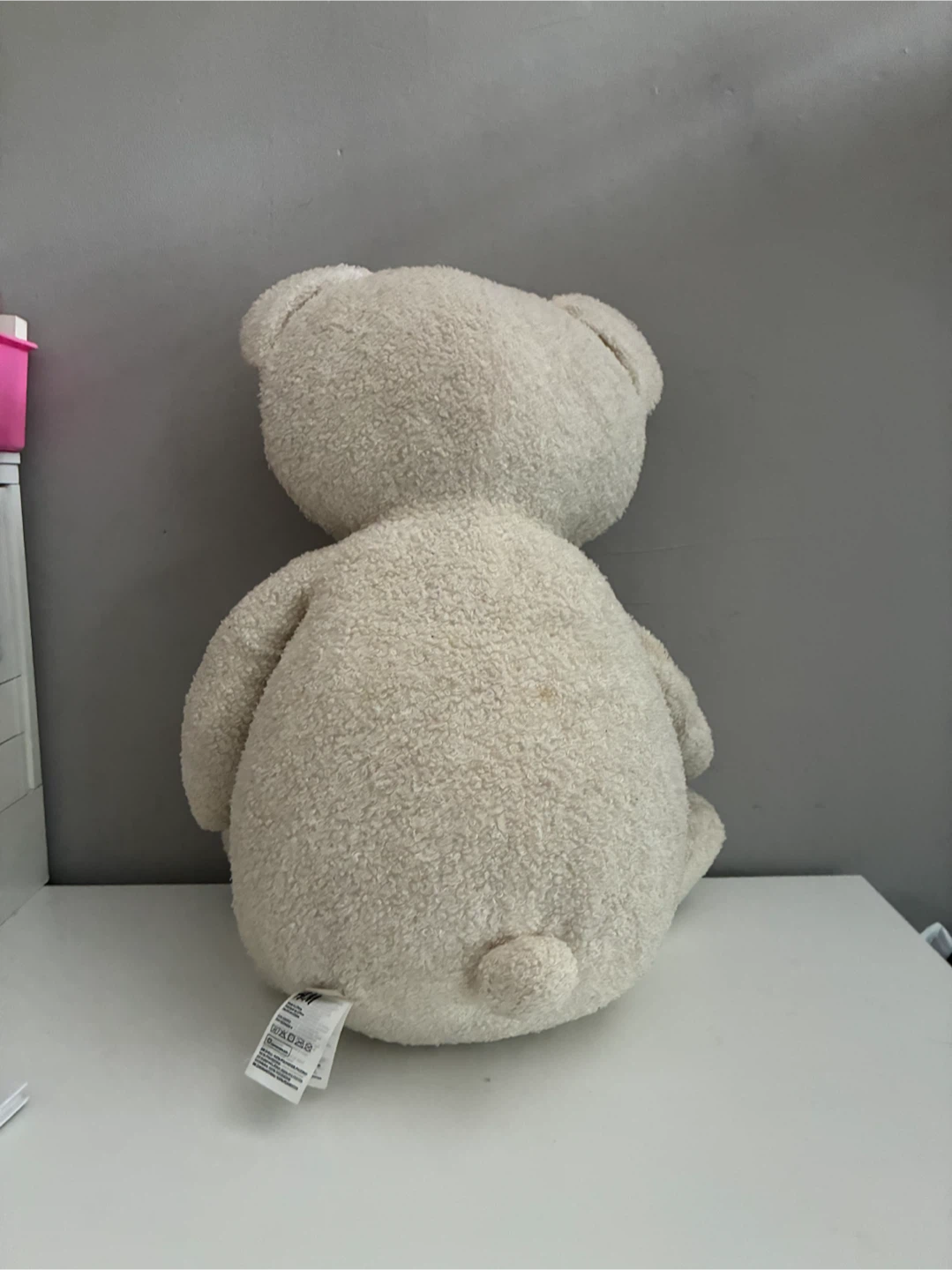Cream Teddy Bear with Heart - photo 2