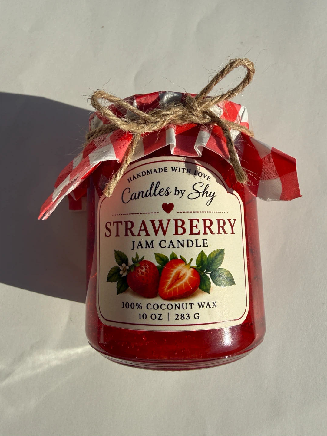 Candles by Shy Strawberry Jam Candle - photo 5