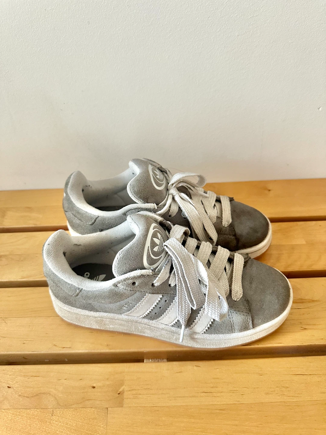 Grey adidas campus shoes - photo 2
