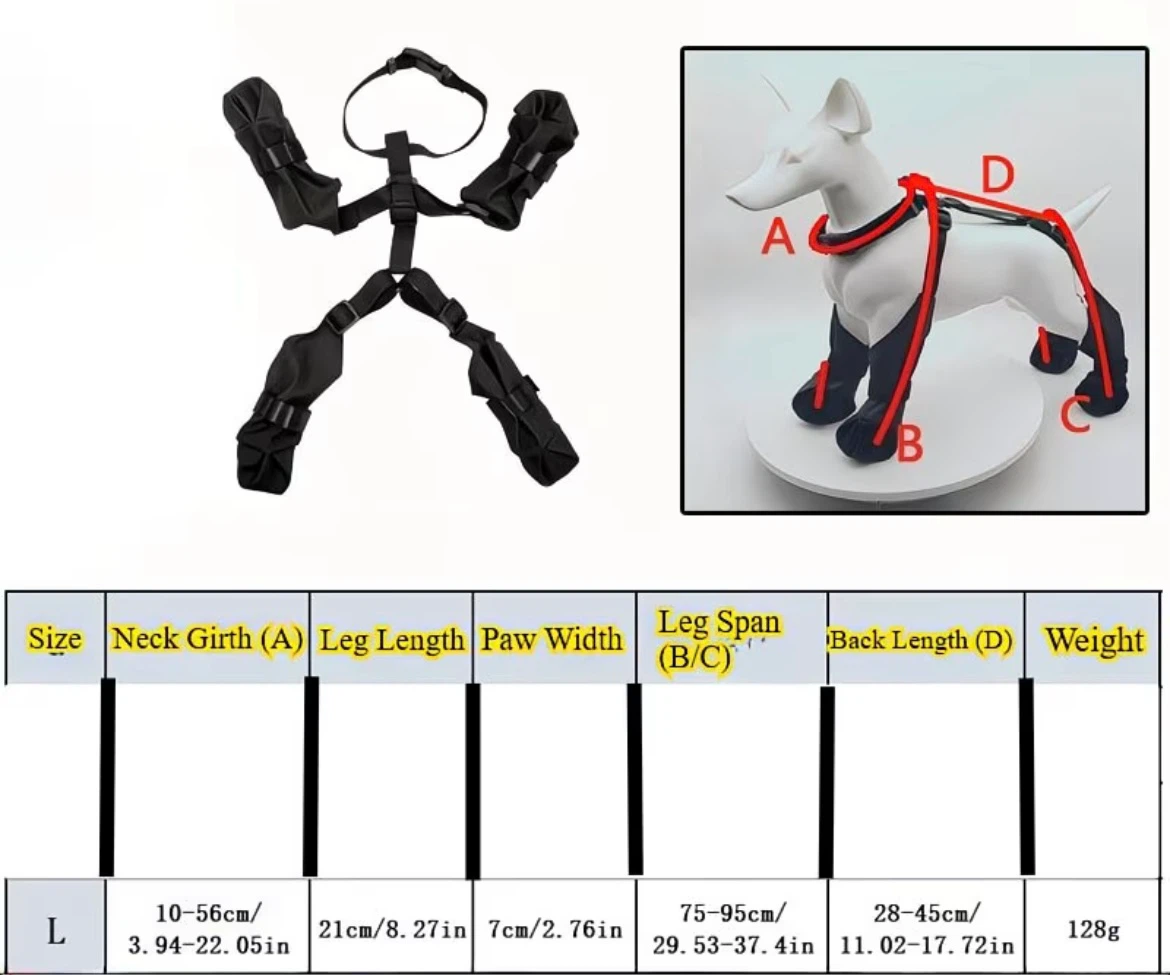 Adjustable Dog Boots for Small/Medium Dogs - photo 3