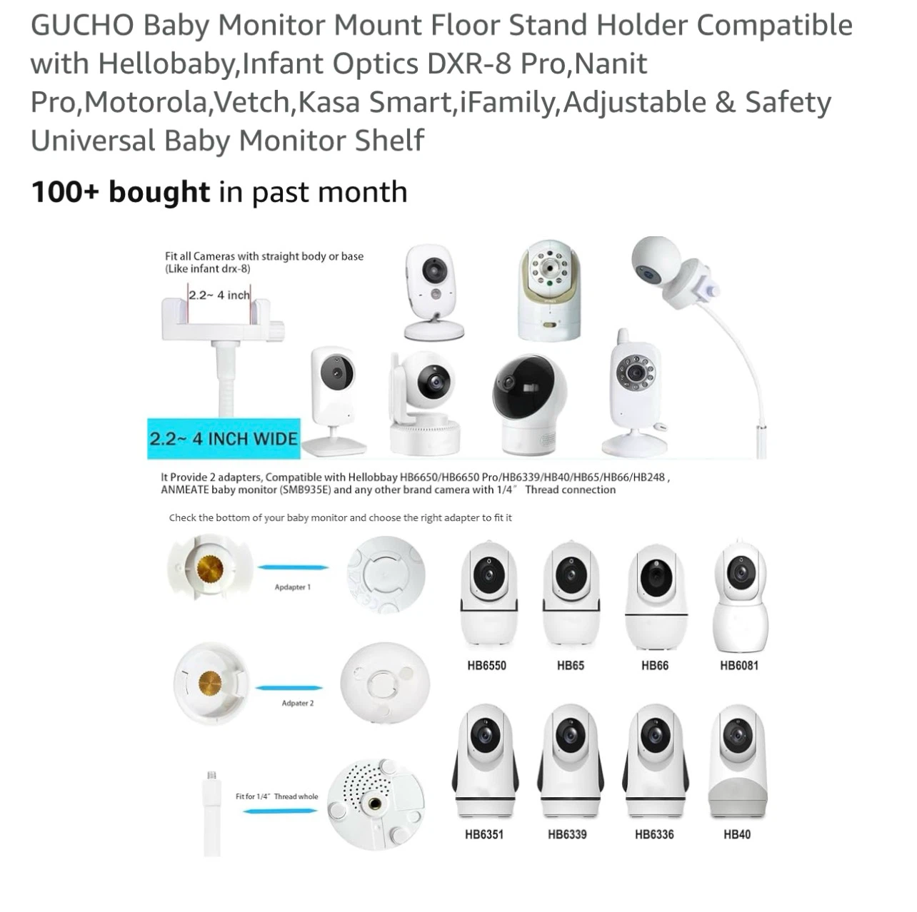 BRAND NEW Baby Monitor Mount Floor Stand - photo 4