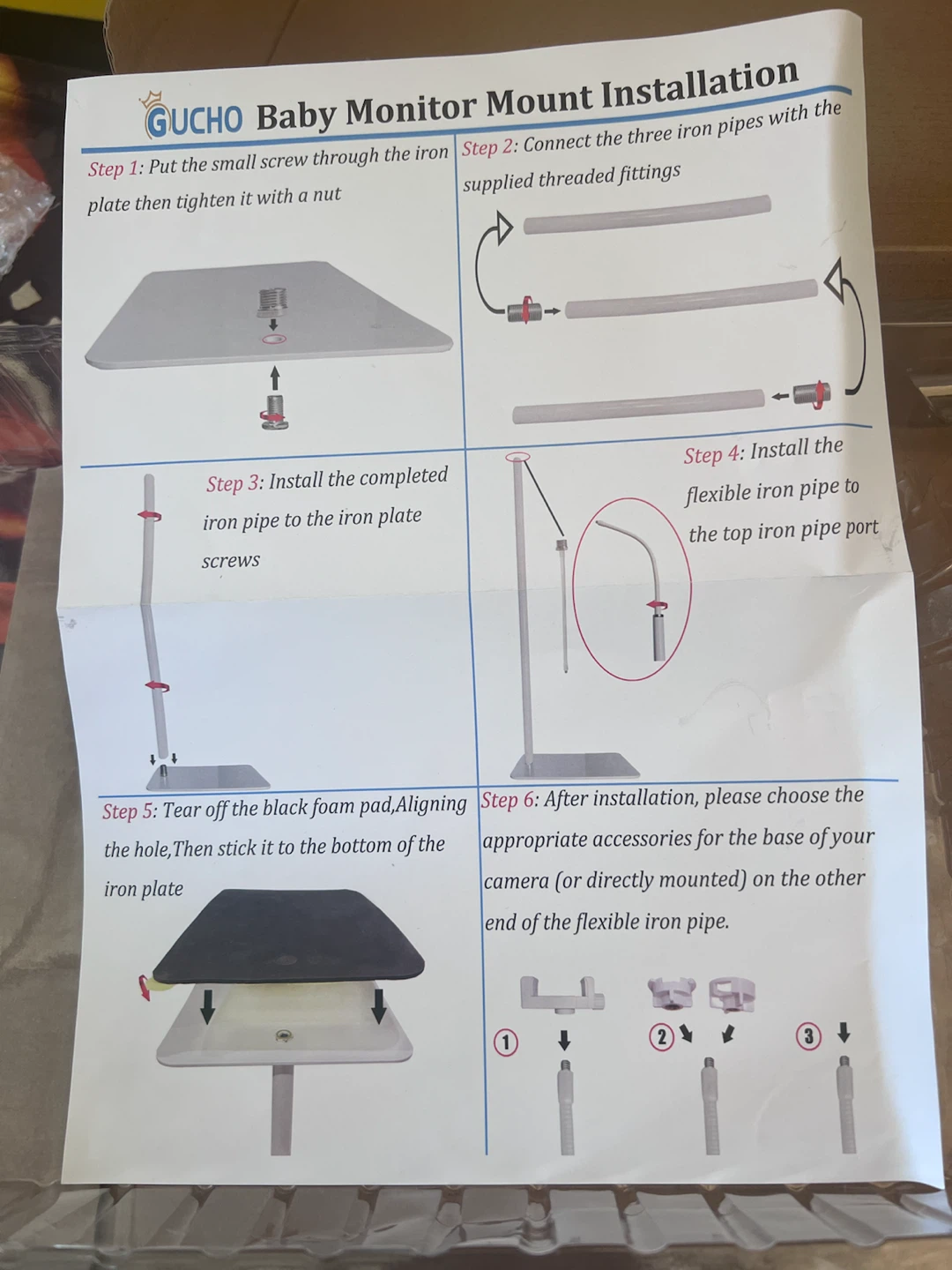 BRAND NEW Baby Monitor Mount Floor Stand - photo 5