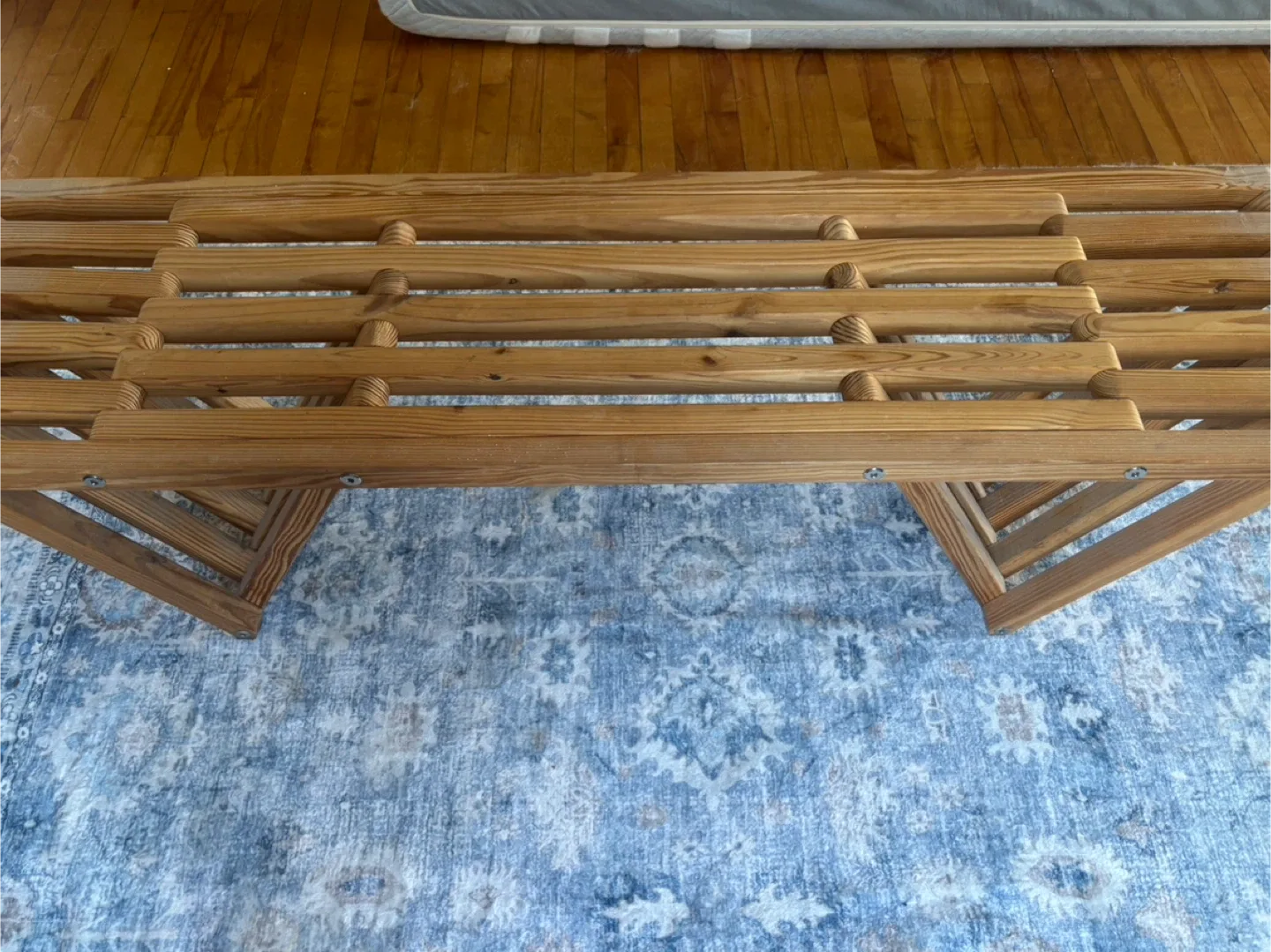 Mishra Eco-Friendly Wooden Bench - photo 4