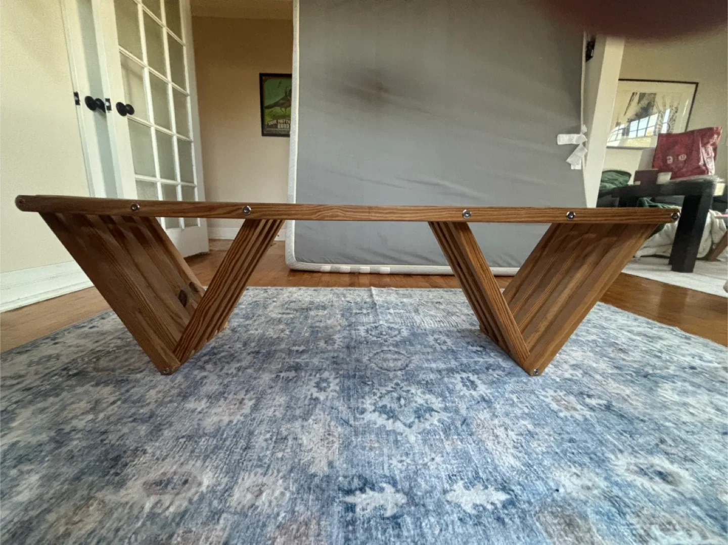 Mishra Eco-Friendly Wooden Bench - photo 2