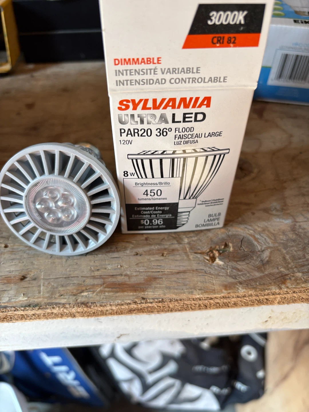 6-Sylvania Ultra LED PAR20 36° Flood Light Bulb