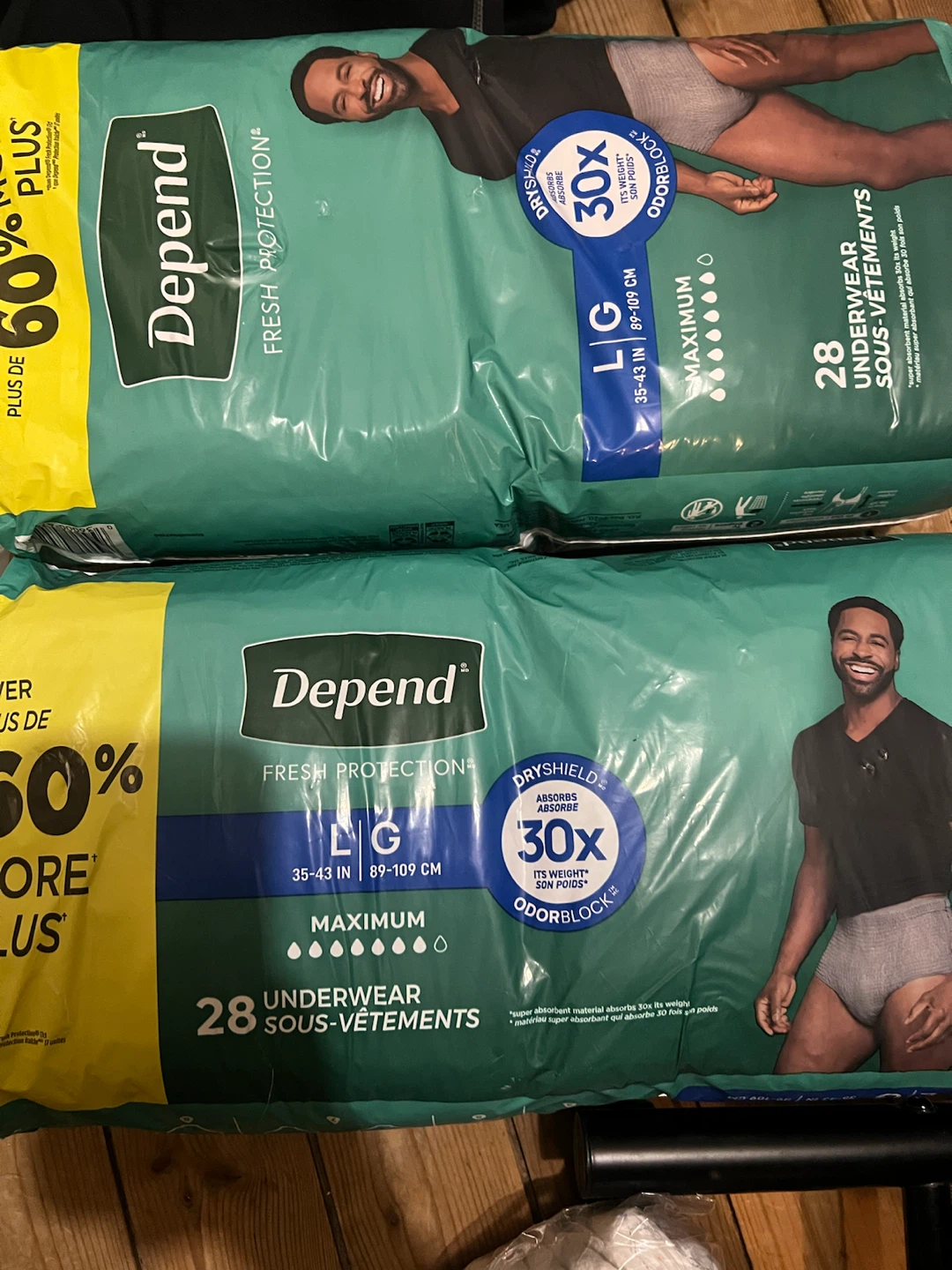 Depend Fresh Protection Underwear XL/TG