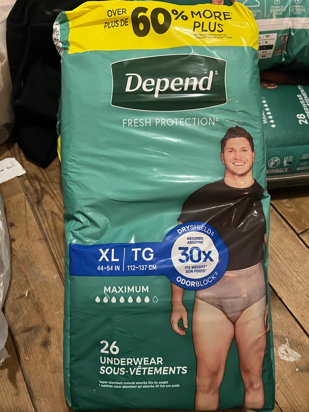 Depend Fresh Protection Underwear XL/TG - photo 3