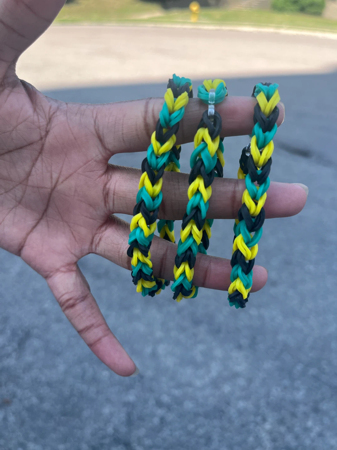 Jamaica Themed Rainbow Loom