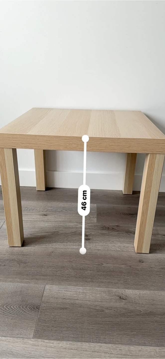 🪵 Modern Light Oak Side Table  – Excellent Condition! ☕🛋️