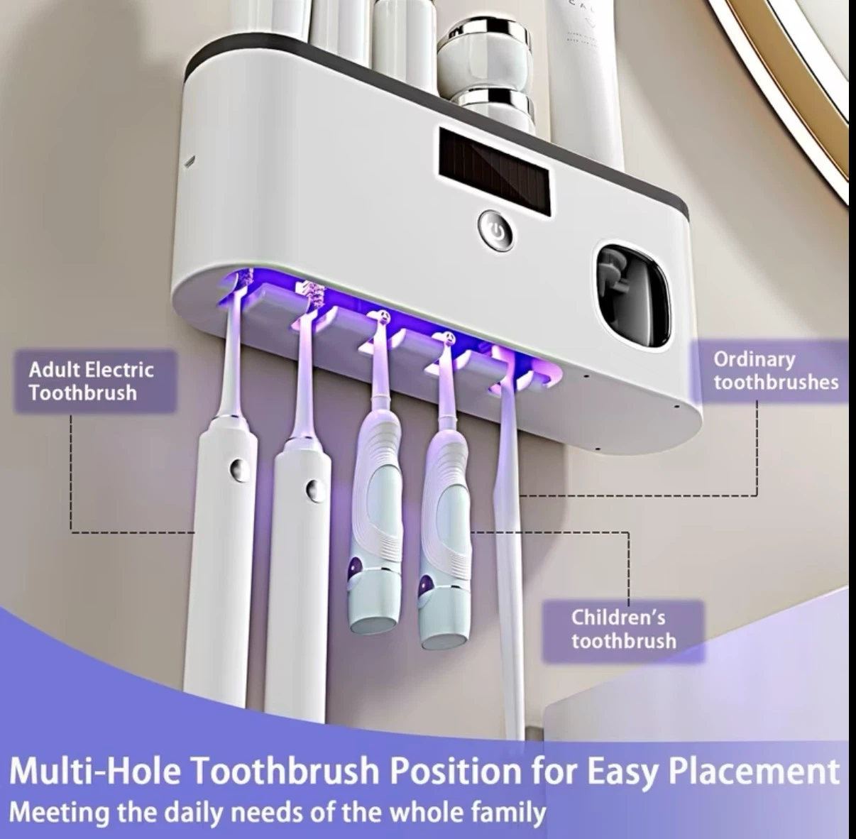Toothbrush Holder & Toothpaste Dispenser - photo 3