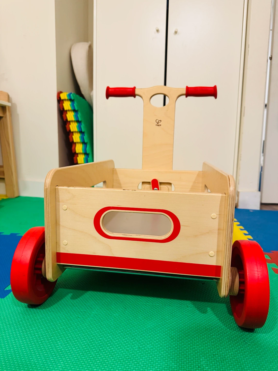 Hape Wooden Push Cart Walker