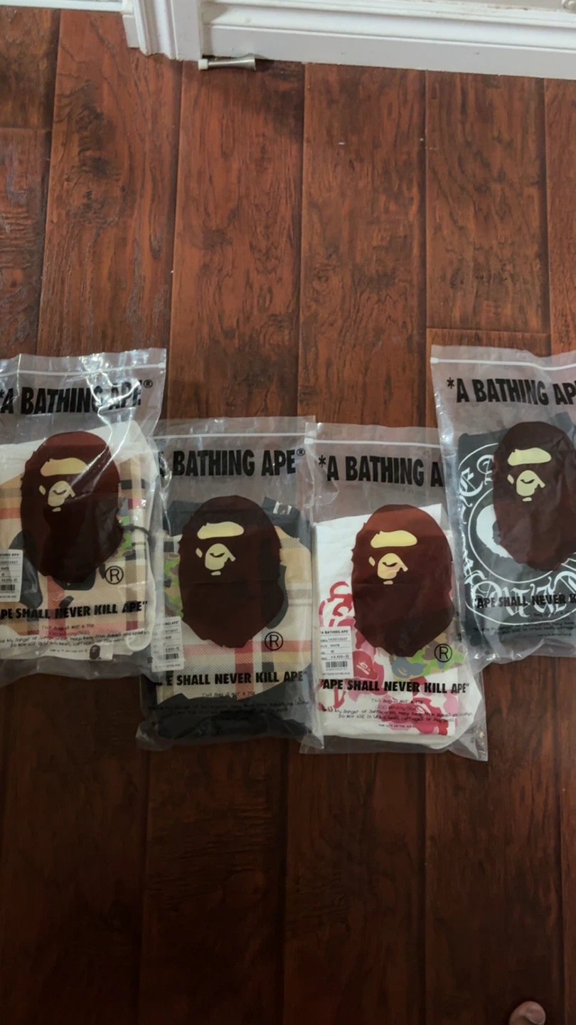 A Bathing Ape T-Shirts (Set of 4)