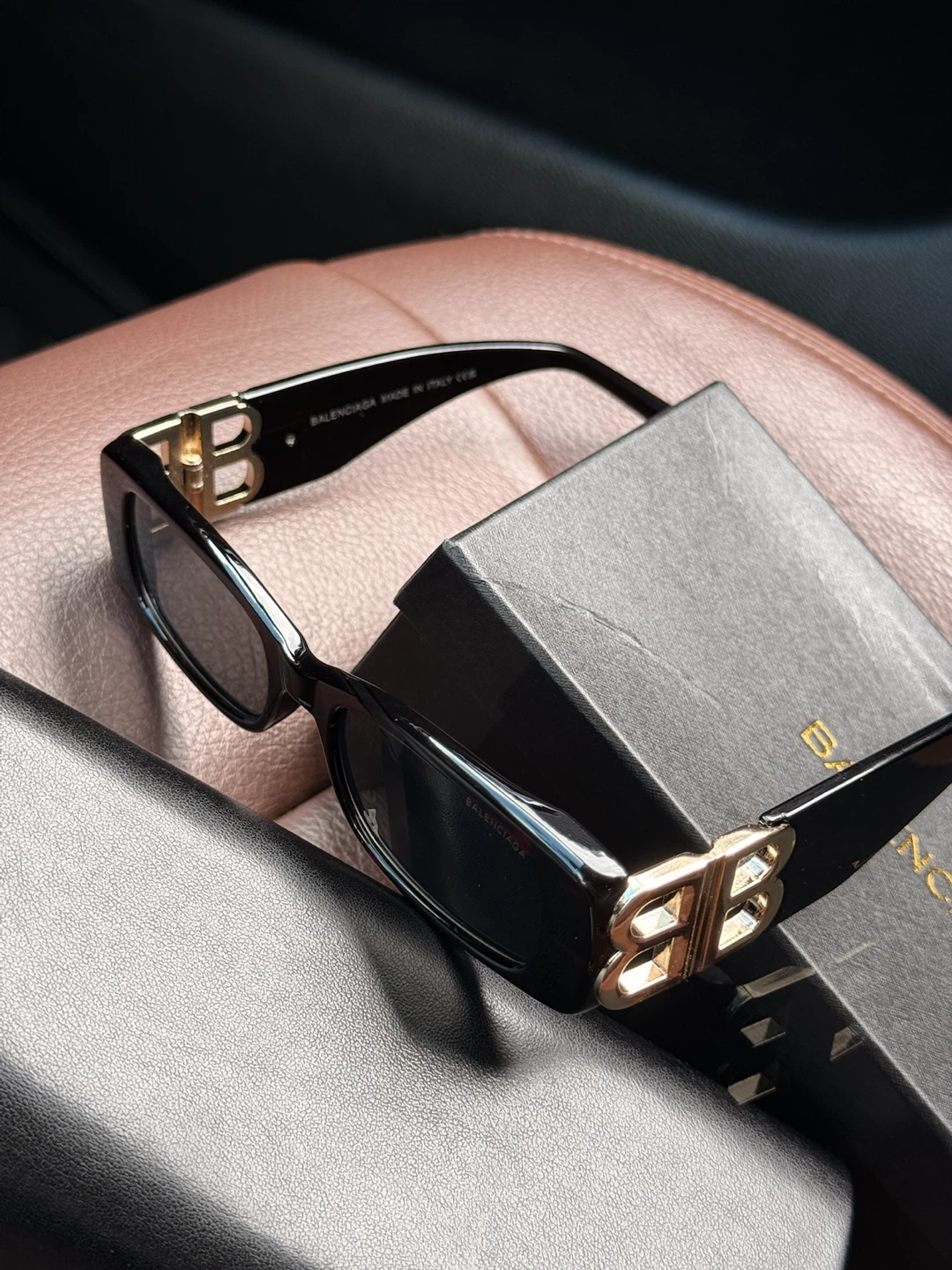 Balenciaga Sunglasses BB Logo Black Gold - photo 2