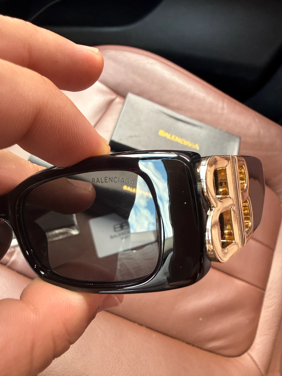 Balenciaga Sunglasses BB Logo Black Gold - photo 4