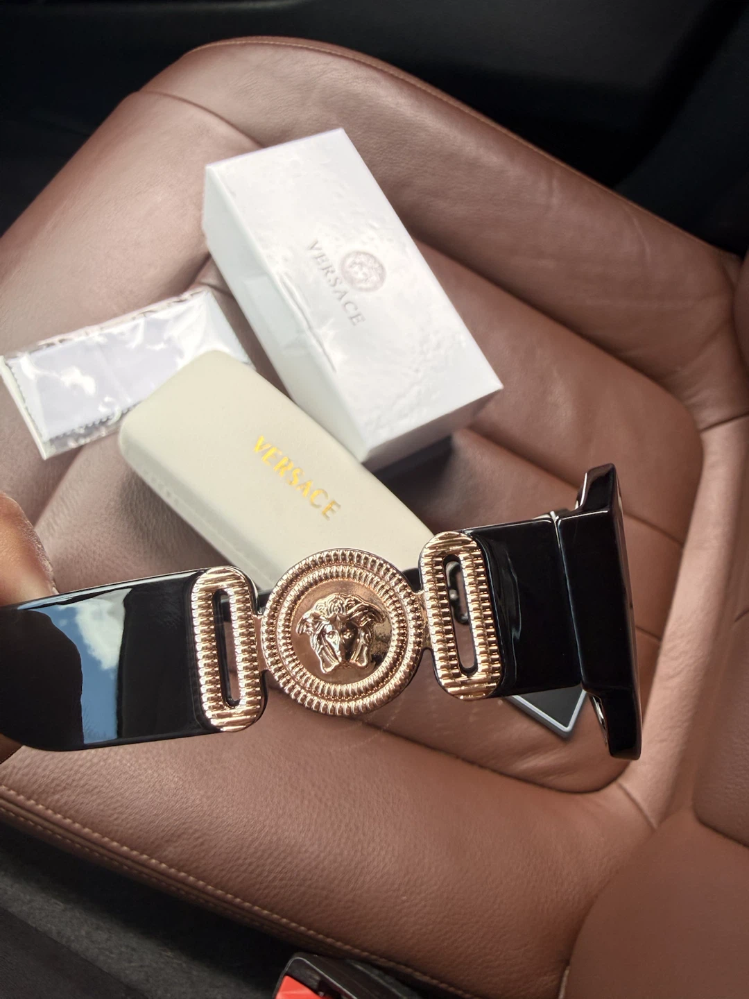 Versace Sunglasses with Case and Box - photo 4