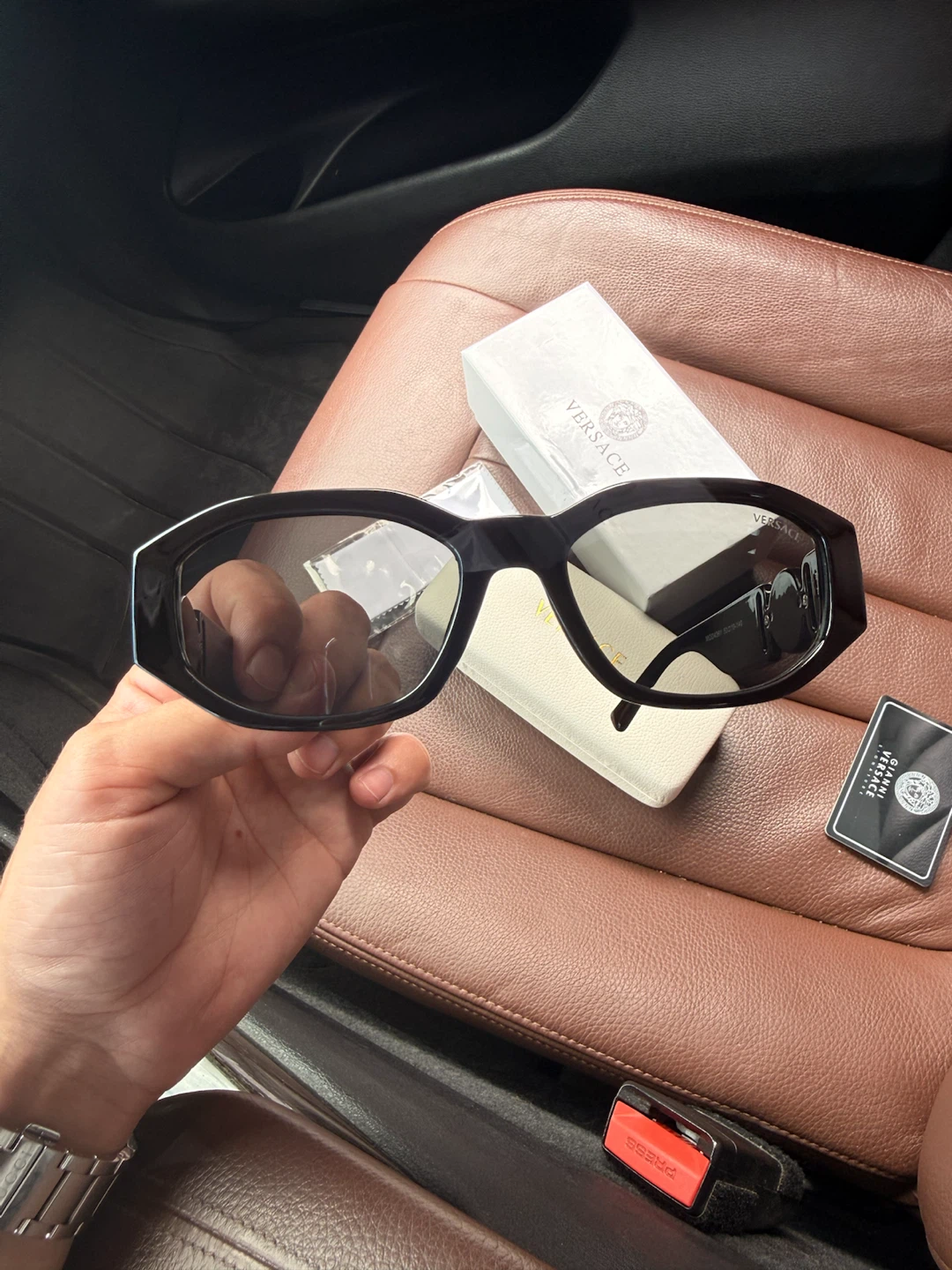 Versace Sunglasses with Case and Box - photo 5