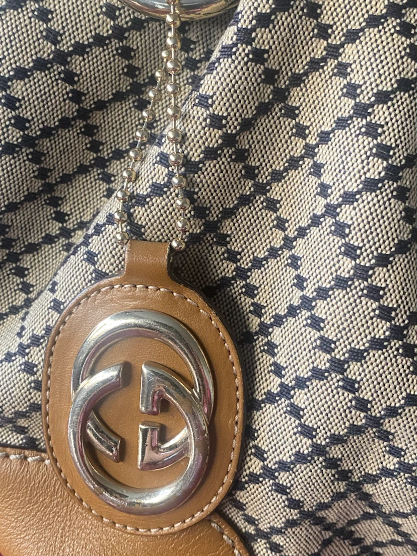 Gucci Canvas Diamante Boston Bag - photo 2