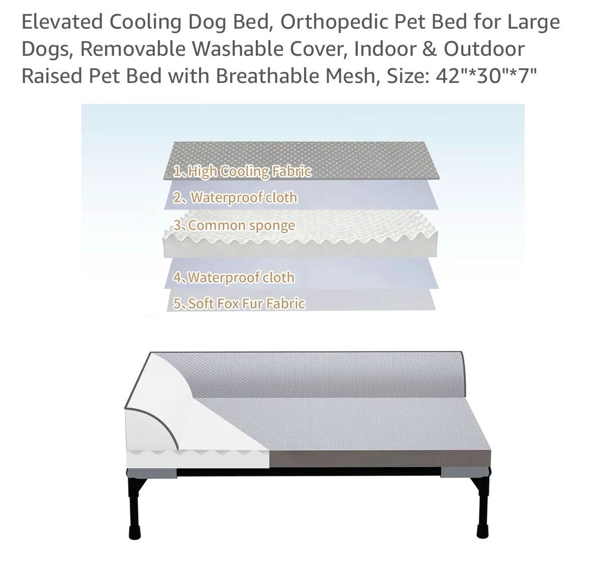 Brand New cooling Pet Bed - photo 4