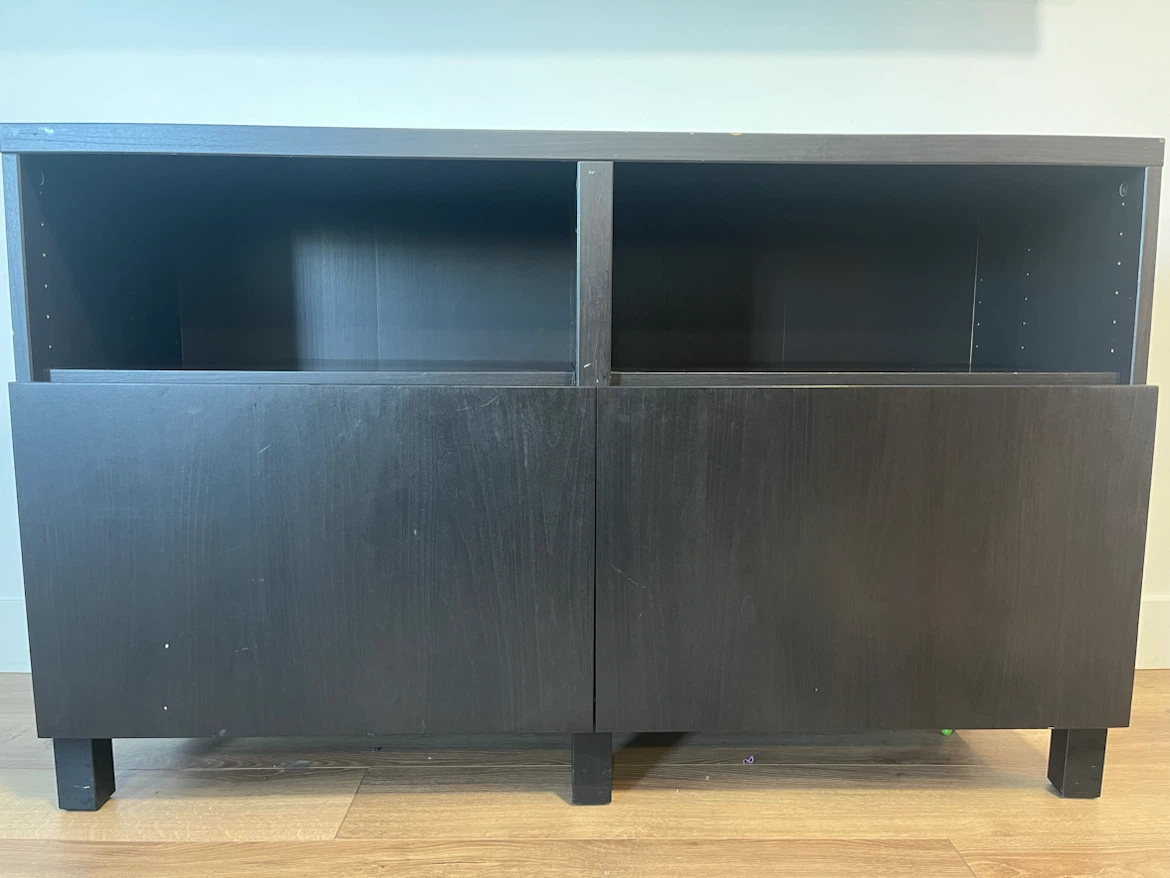 Dark Brown Entertainment Unit with Storage - photo 2