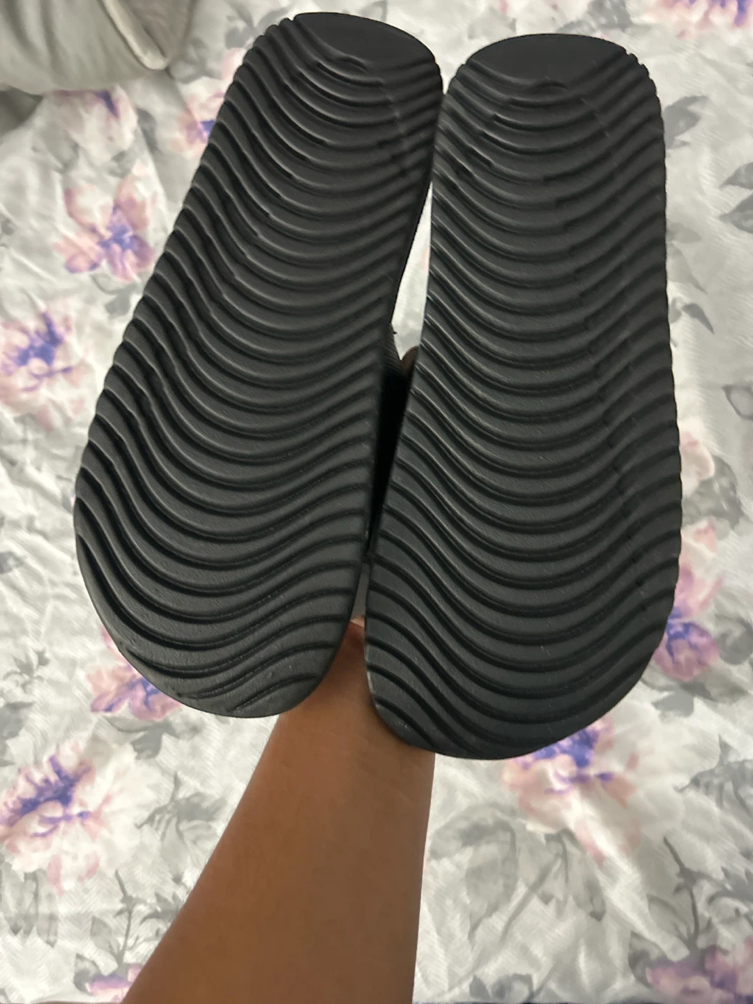 Nike Kawa Slide Black White Youth Size 6Y - photo 2