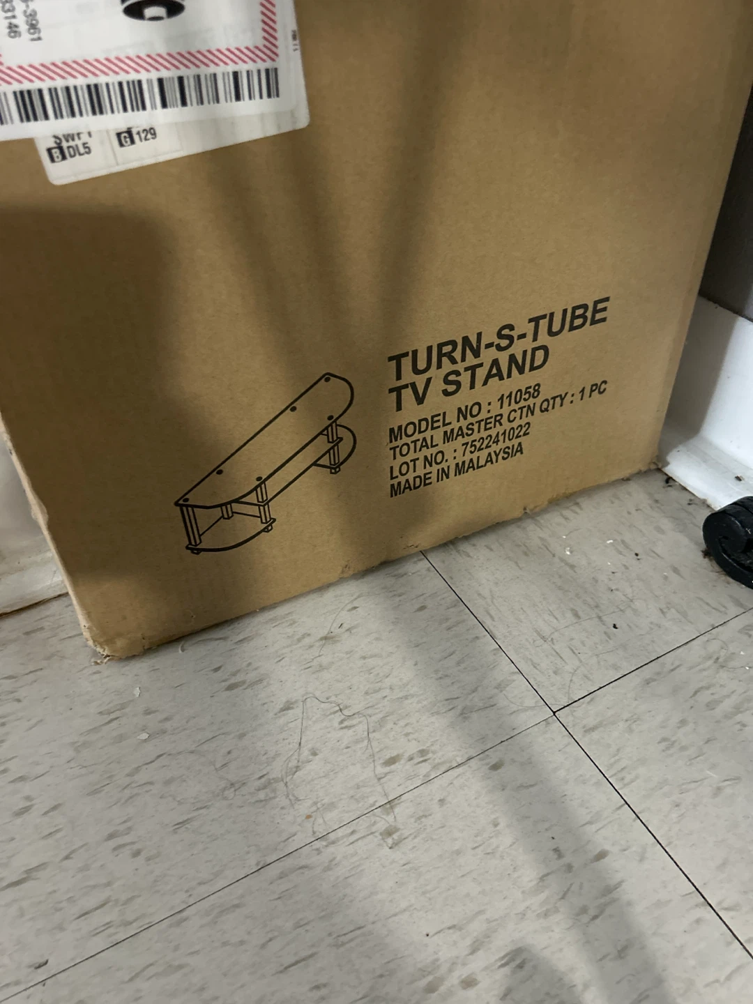 Turn-S-Tube TV Stand - Model 11058