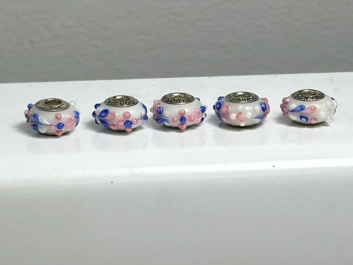 Set of 5 pandora charms