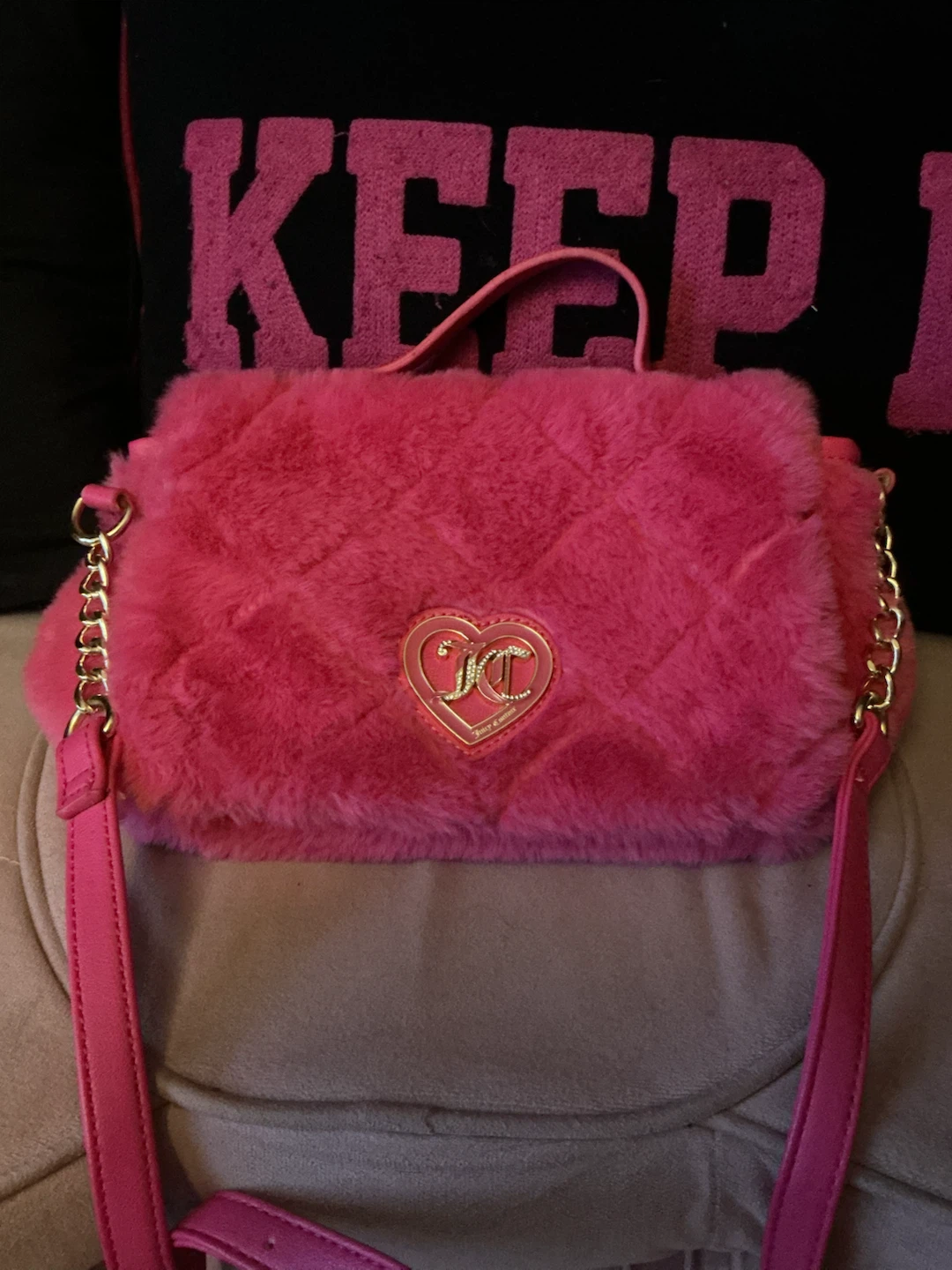 Juicy Couture Velour Shoulder Bag - photo 5