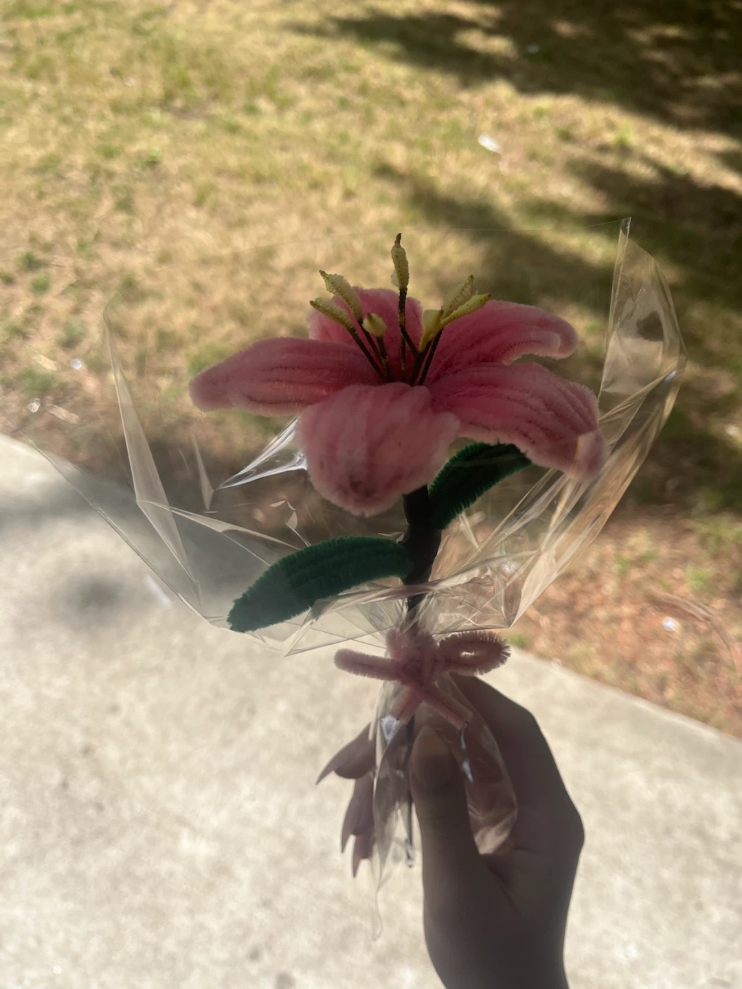 Handmade Pipe cleaner flowers - photo 3
