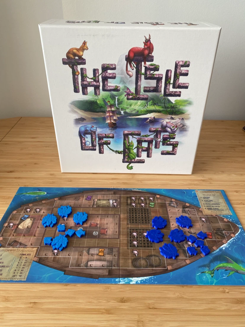 Isle of Cats Fish Meeples - 3D Printed