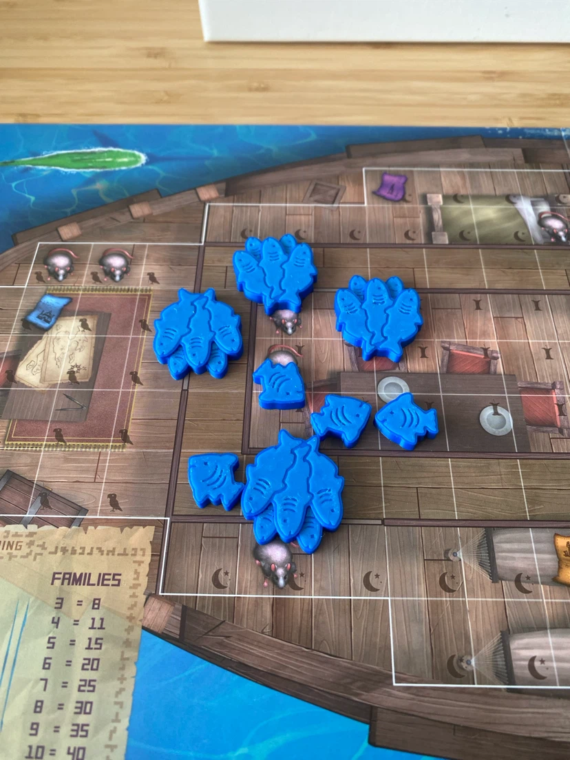Isle of Cats Fish Meeples - 3D Printed - photo 2