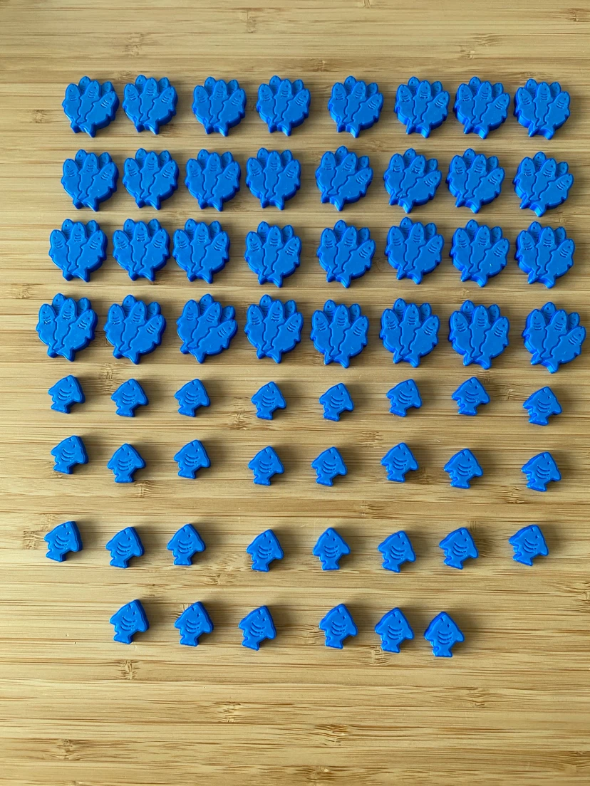 Isle of Cats Fish Meeples - 3D Printed - photo 5