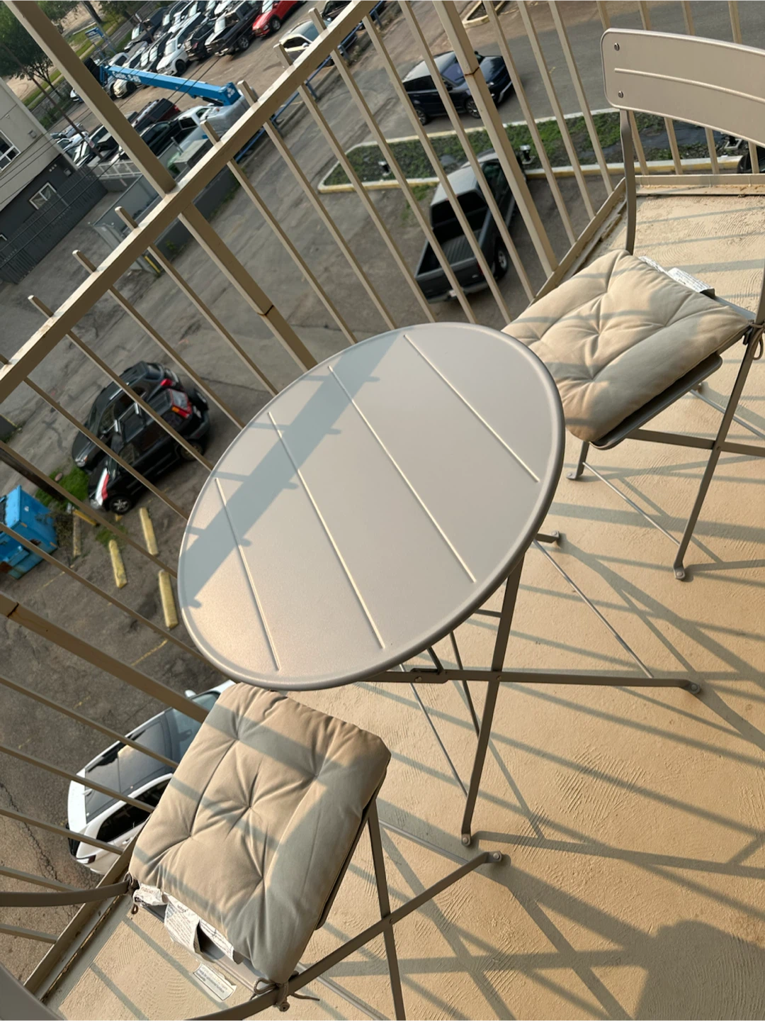IKEA SUNDSÖ Outdoor Bistro Set with 2 Chairs