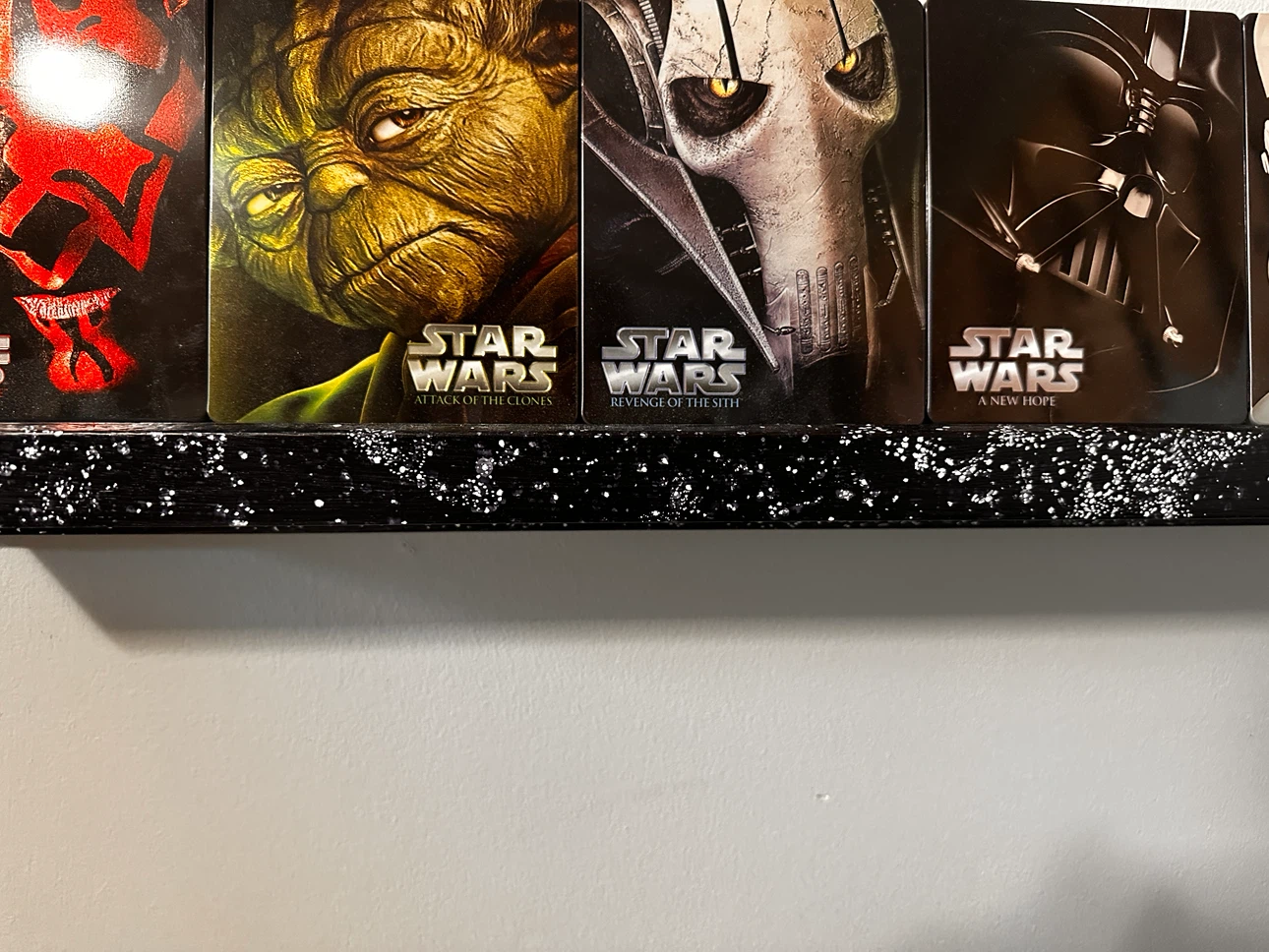 Star Wars SteelBook Blu-Ray Collection + Custom Shelf - photo 2