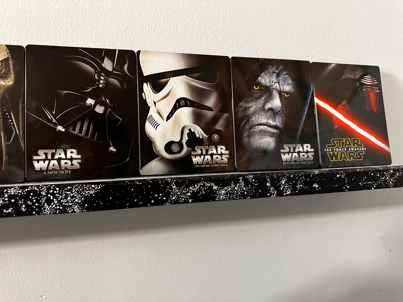 Star Wars SteelBook Blu-Ray Collection + Custom Shelf - photo 3
