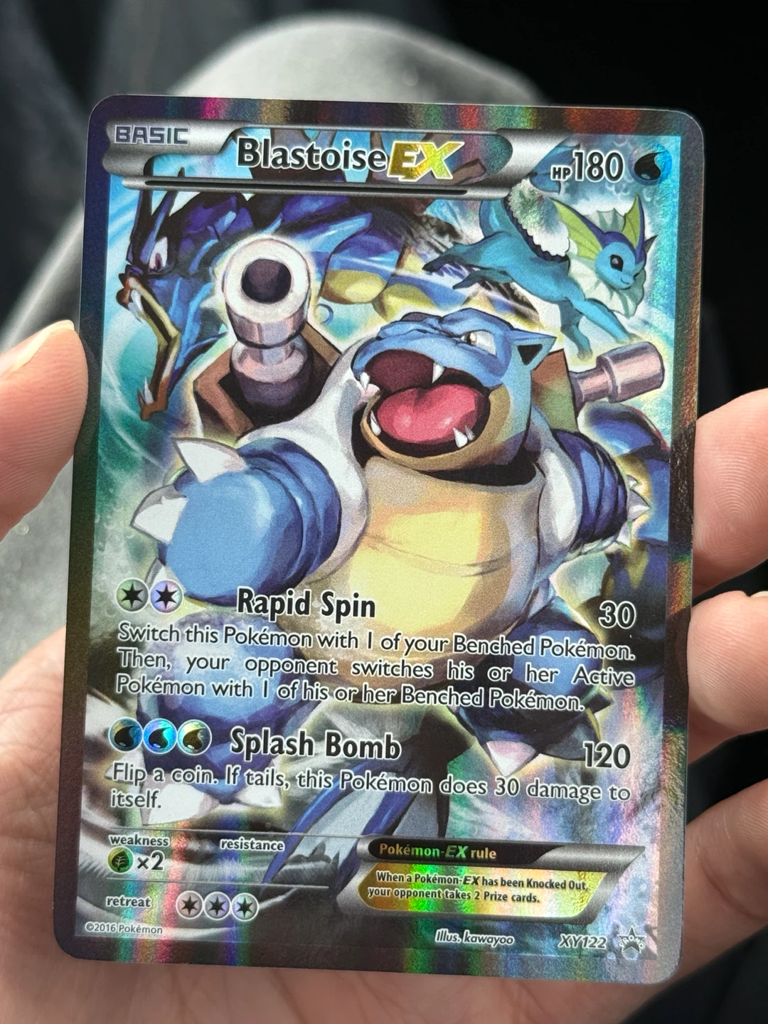 Blastoise EX Pokemon Card