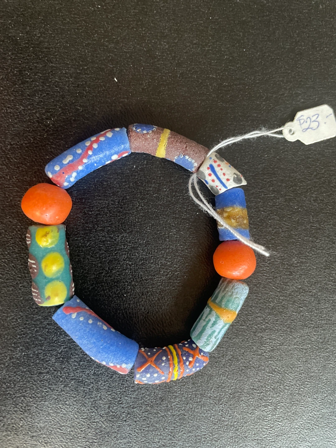 Assorted Patterned Glass Beads Bracelet - photo 2