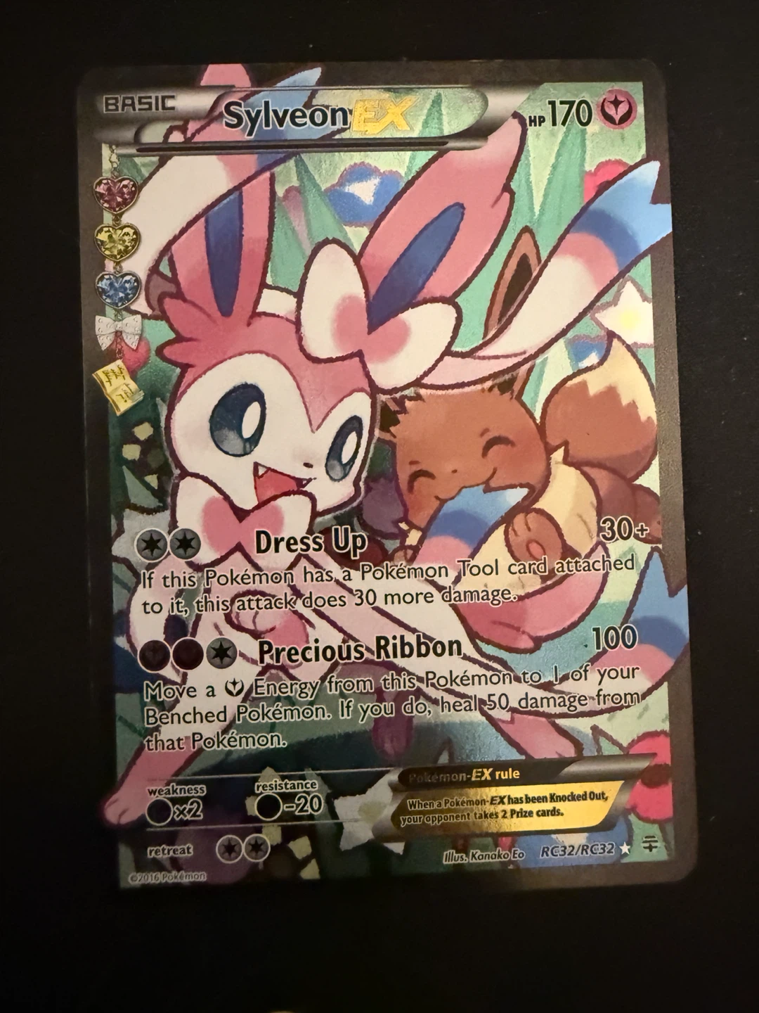 Sylveon EX Pokémon Card