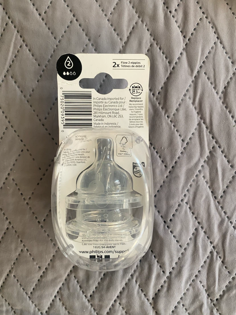 Anti-colic baby bottle nipple - photo 2