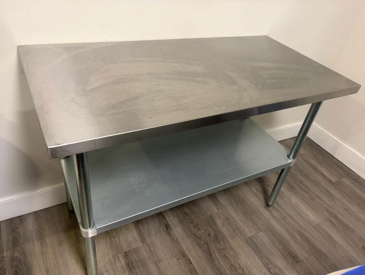 Stainless Steel Work Table with Shelf