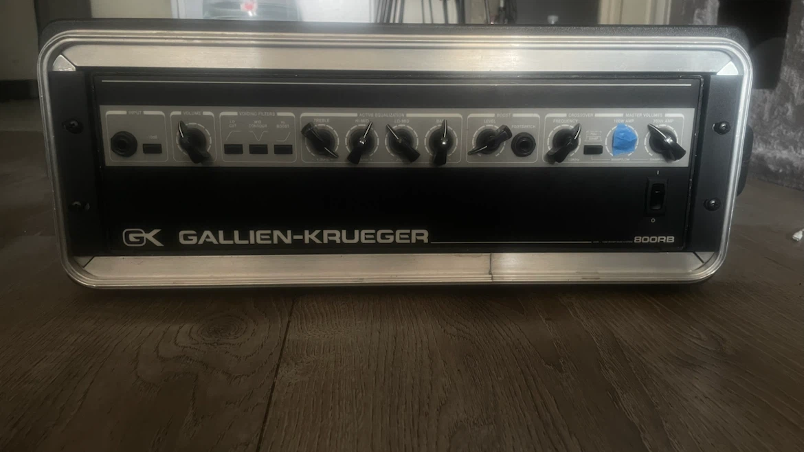 1991 Gallien-Krueger 8000RB 300W Bass Amp with Anvil Case